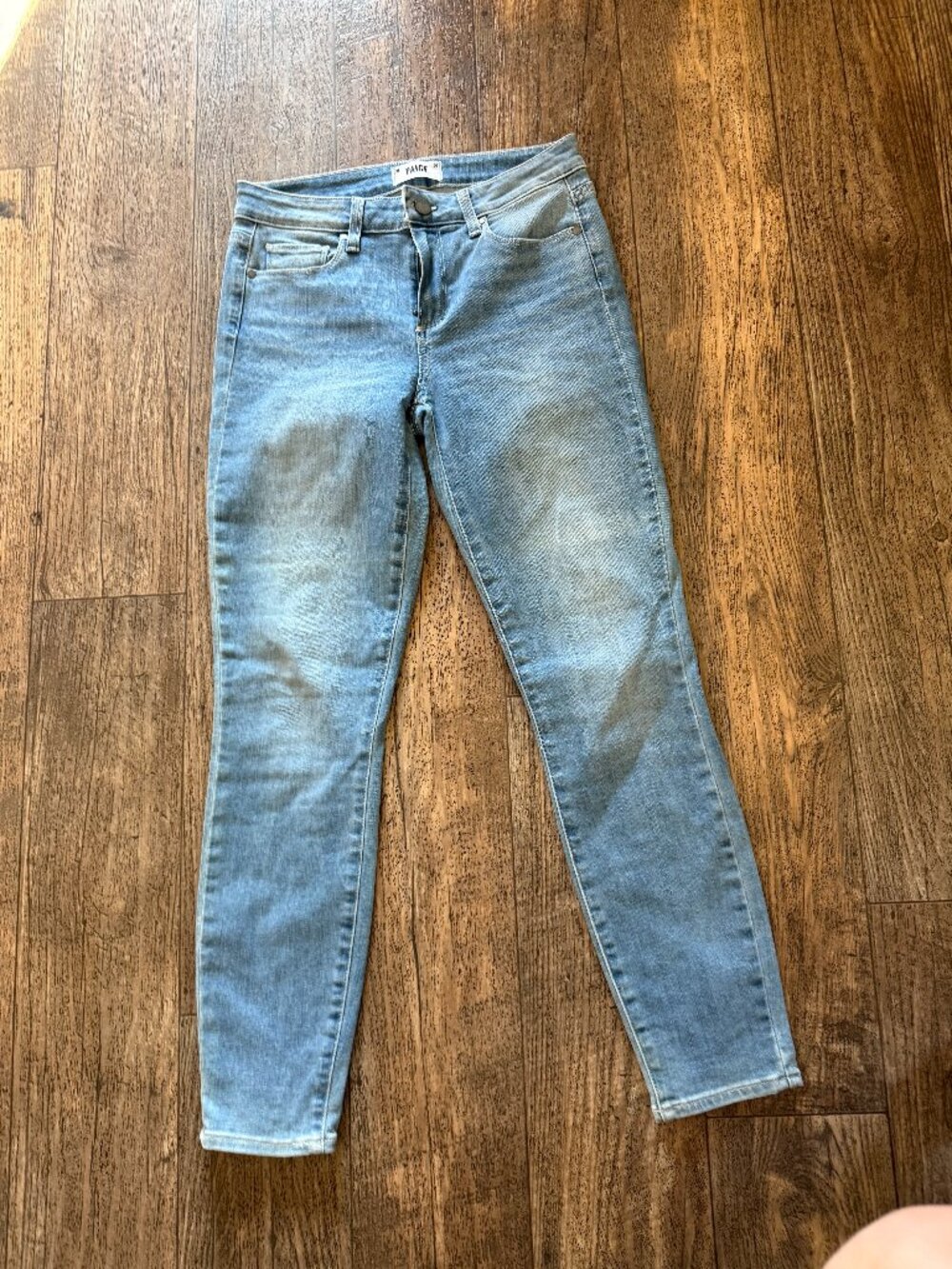 Paige Light Blue Verdugo Ankle Skinny Jeans